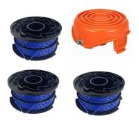 Lot de 3 Bobines de Rechange - AQSACOKIYA - BLACK+DECKER A6441 Coupe-Bordures - GL315 GL350 GL650 - Avec1 Capuchon
