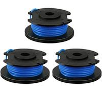 Lot de 3 bobines de rechange pour débroussailleuse Ryobi RAC125 RLT1830H13 RLT1825LI OLT1831S