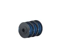 Ryobi Bobines double fil RAC123 Ø 1,65 mm pour coupe-bordures électriques — Lot de 3
