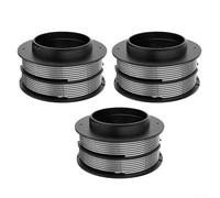 Lot de 3 bobines et fil de rechange en nylon noir pour débroussailleuse Greenworks 2930507 GST1246 GD40BC GD40BCB 5,2 m 2 mm