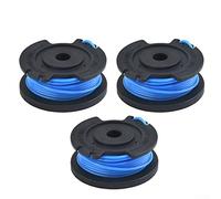 Lot de 3 bobines et ligne pour tondeuse à gazon pour Karcher LTR 18° 2.444-014.0