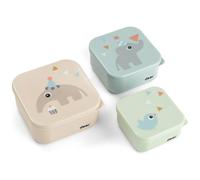 Lot de 3 boîtes à goûter Celebration Multicolore