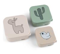 Lot de 3 boîtes à goûter Lalee Sable mixte