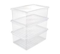 Lot de 3 boîtes de rangement Spécial Vêtements 11 litres