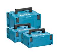 Lot de 3 boites de transport MAKITA MAKPAC taille 2 (x2) et 3 (x1)