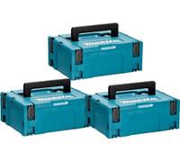 Lot de 3 boîtes de transport MAKPAC taille 2 - MAKITA MAKPAC2-SETx3