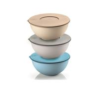 LOT 3 RECIPIENTS AVEC COUVERCLE 'EVERYWHERE' "FOOD STORAGE"