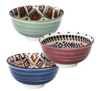 Lot de 3 bols motifs fantaisie en porcelaine 57 ollection ORIGINE
