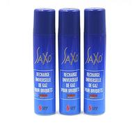 Lot de 3 Bombe de gaz à Briquet SAXO