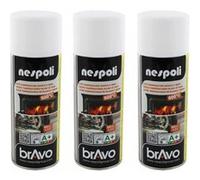 Lot De 3 Bombes De Peinture Professionnel Nespoli - Haute Température Blanc - 400ml