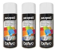 Lot De 3 Bombes De Peinture Professionnelle Nespoli - Blanc Neige Brillant