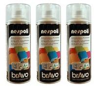 Lot De 3 Bombes De Peinture Professionnelle Nespoli - Vernis Mat