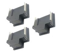 Lot de 3 bornes de rechange pour outil électrique Noir | Restaure les connexions d'alimentation fiables pour les outils électriques avec connecteur noir de remplacement.