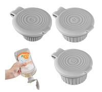 Lot de 3 bouchons de vidange de bouteille, couvercles de distributeur de lotion et de shampooing à l'envers, outil de vidange anti-fuite pour cuisine et salle de bain
