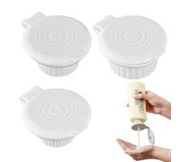 Lot de 3 bouchons de vidange de bouteille, couvercles de distributeur de lotion et de shampooing à l'envers, outil de vidange anti-fuite pour cuisine et salle de bain