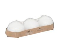 Atmosphera - Bougie boule blanc - 88g