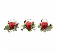 Lot de 3 Bougies Parfumées Feuilles 180g Délices