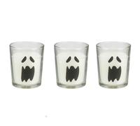 Lot de 3 bougies parfumées Vanille HALLOWEEN Ghost