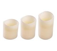 Paris Prix Lot de 3 Bougies Variation de Couleur LED