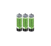 Lot de 3 Bouteilles de gaz Argon pur 110 Bar 2.2 Litres Jetable Soudage MIG KEMPER