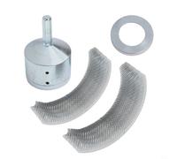 Lot de 3 brosses de nettoyage de tuyaux en cuivre de 15 + 22 mm pour perceuse électrique - Pour plomberie, climatisation, réfrigération, ébavurage de tubes en cuivre (15 mm + 22 mm)