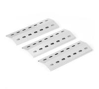 Lot de 3 cache-brûleurs en acier inoxydable pour Enders San Diego 3, Enders San Diego Evo, 33,5 x 12 cm