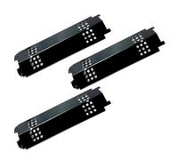 Lot de 3 cache-brûleurs pour barbecue à gaz 368 x 109 mm | Les couvercles de brûleurs émaillés assurent une répartition uniforme de la chaleur lors du barbecue.