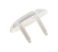 Lot de 3 caches Prises 2 P+T + Clef - Blanc - Zenitech