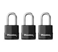 Lot de 3 cadenas en acier laminé M115EURTRILF - Master Lock Excell - 48mm