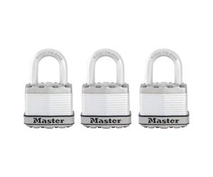 Lot de 3 cadenas en titane M1EURTRI - Master Lock Excell - 45mm