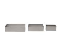 Lot de 3 Cadres Pâtissiers - LILY COOK - Rectangle - Argent