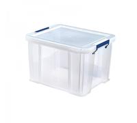 Lot de 3 Caisses de rangement Transparentes Professionnelles 36 litres