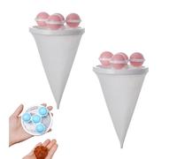 Lot de 3 Capteurs de Poils pour Machine à Laver, Ramasse-Poils Flottant et Réutilisable, Filtre à Peluches et Fourrure, Protège les Vêtements et la Machine (Rose)