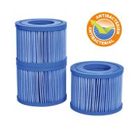 Lot de 3 cartouches antibactériennes de spa gonflable Netspa