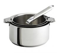 Lot de 3 casseroles Cristel Mutine + poignée amovible Zénith