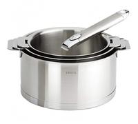 Cristel S3CZL Série de 3 Casseroles Strate Amovible + 1 Poignée INOX Zenith