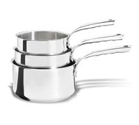 Lot de 3 casseroles inox 16,18 et 20 cm - De Buyer - 3410.03 - milady
