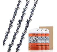Lot de 3 Chaîne de tronçonneuse Faible Rebond 3/8""LP 55 maillons 1 3mm 40cm Compatible pour Stihl MS180 MS181 MS201T MS211 MS231