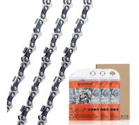 Lot de 3 chaînes de 3/8" LP 55, avec 1,3 mm de diamètre, et d'une longueur de 40 cm, pour tronçonneuses
