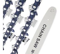 Lot de 3 chaînes de scie - Adapté aux tronçonneuses de 45 cm