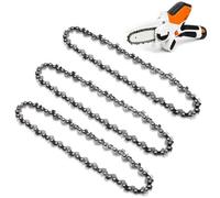 Lot de 3 chaînes de tronçonneuse 35 cm LP 1,3 mm 50TG compatible avec Stihl | Compatible entre autres avec les tronçonneuses Stihl, avec STIHLMS 170, MS 171, MS 180, MS 191T, MS 192 C, MS 210