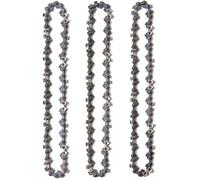 Lot de 3 chaînes d'élagueuse sur perche 10"" - 40 maillons, coupe sécurisée et durable