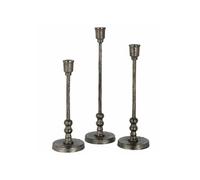 Lot de 3 Chandeliers Design "Becca" 40cm Noir
