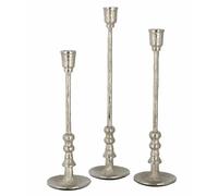 Lot de 3 Chandeliers Design Becca 44cm Argent