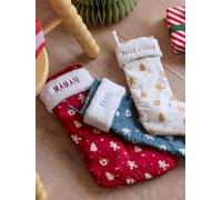 Lot de 3 chaussettes de Noël rouge TU