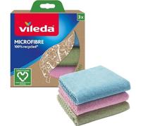 Lot de 3 chiffons en microfibre 100% recyclé Vileda