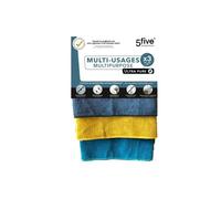 Lot de 3 Chiffons Ultra Pure 30x40cm Multicolore