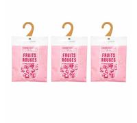 Atmosphera - Lot de 3 cintres parfumés Accro - Fruits rouges - 25 g