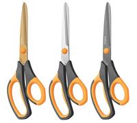 Lot de 3 ciseaux Lames ultra tranchantes en acier inoxydable Prise en main confortable Idéal pour artisanat le b CISEAUX DE CUISINE