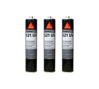 Lot de 3 colle-mastics hybride SIKA Sikaflex 521 UV - Blanc - 300ml